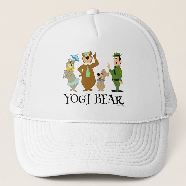 Casquette Pose classique Yogi Bear and Friends (Devant)