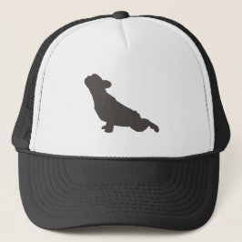 Casquette Pose de yoga de bouledogue français