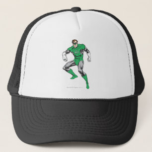 Casquette Postures accroupies vertes de lanterne