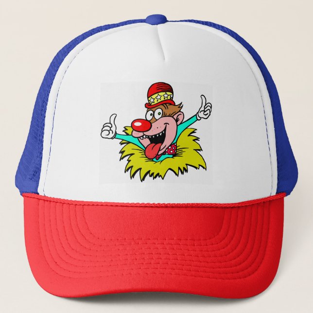 Casquette Pouce Haut, amusant clown, (Devant)