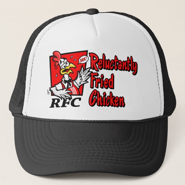 Casquette Poulet à contre-coeur frit (Devant)