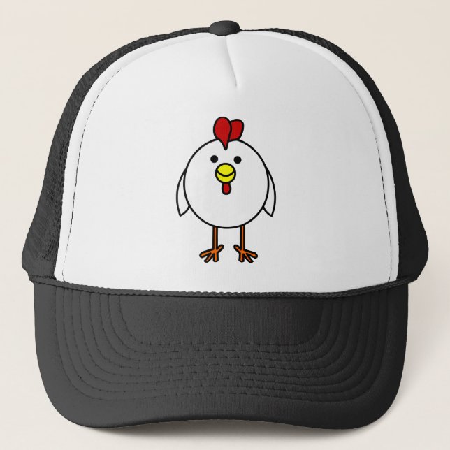 Casquette Poulet heureux mignon (Devant)