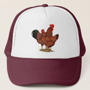 Casquette Poulets de rouge de production