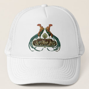 Casquette Poulets et coqs Art Nouveau vintage