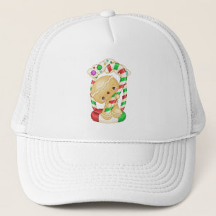 Casquette Poupée de pain d'épices Peppermenthe Pixel Art