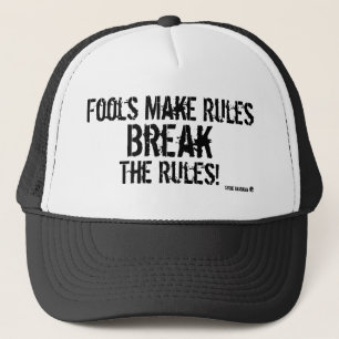 Casquette Pour ceux qui rejettent l'autorité