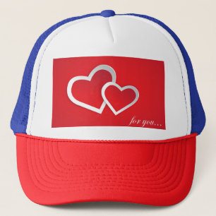 Casquette Pour vous Valentine's Day Hearts Design-21987