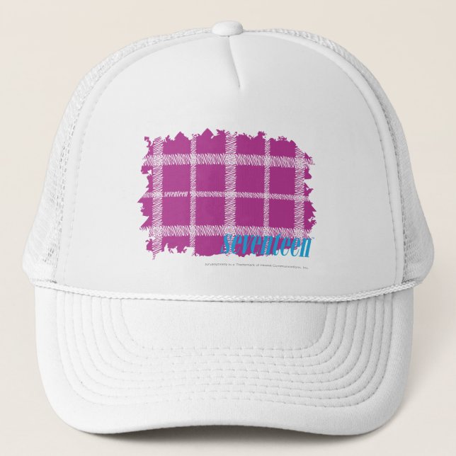 Casquette Pourpre 4 de plaid (Devant)