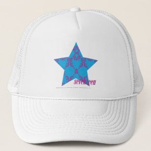 Casquette Pourpre-Aqua 2 de damassé