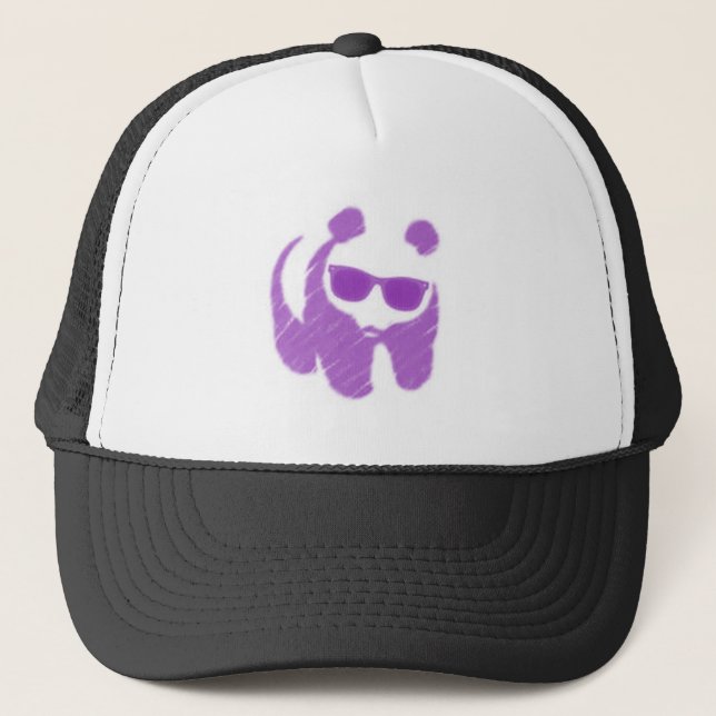Casquette pourpre de panda (Devant)