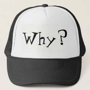 Casquette Pourquoi Big Question Mark Design Trucker Chapeau