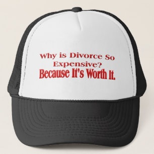 Casquette Pourquoi est le divorce si cher