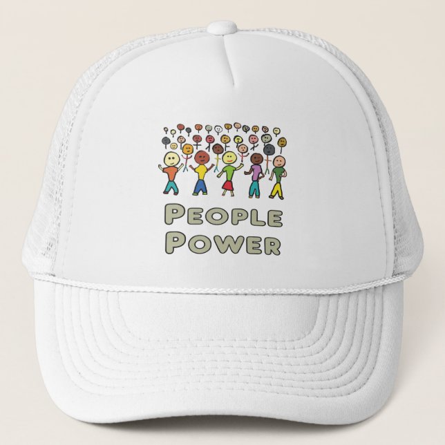 Casquette Pouvoir du peuple (Devant)