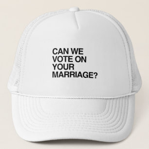 CASQUETTE POUVONS-NOUS VOTER SUR VOTRE MARIAGE