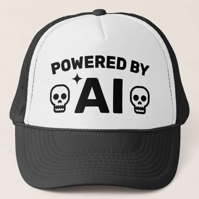 Casquette Powered by AI™ Trucker Hat (Devant)