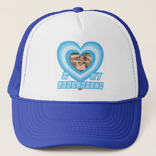 Casquette PowerPuff Dingus Blue Heart - PETITE AMIE (Devant)