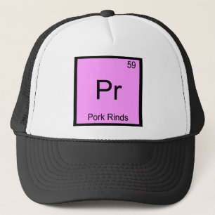 Casquette Pr - Pork Rinds Funny Chemistry Element Symbol Tee
