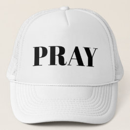 Casquette Pray Simple Typographie moderne Gras Religieux
