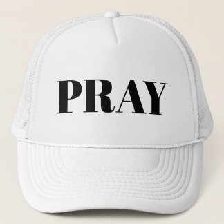 Casquette Pray Simple Typographie moderne Gras Religieux