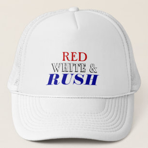 Casquette Précipitation blanche rouge