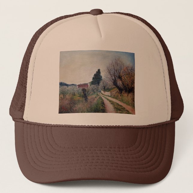 CASQUETTE PREMIER PRINTEMPS EN TOSCANE (Devant)