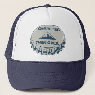 Casquette Premier sommet, puis ouverture
