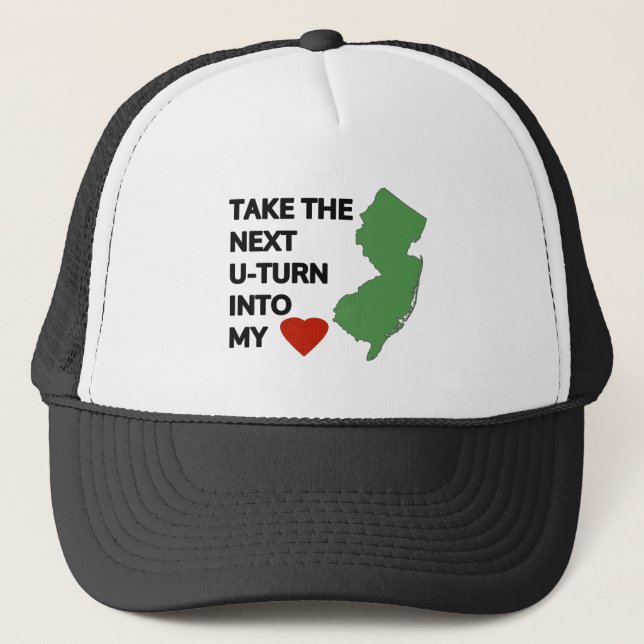 Casquette Prenez le prochain demi-tour dans mon coeur (Devant)