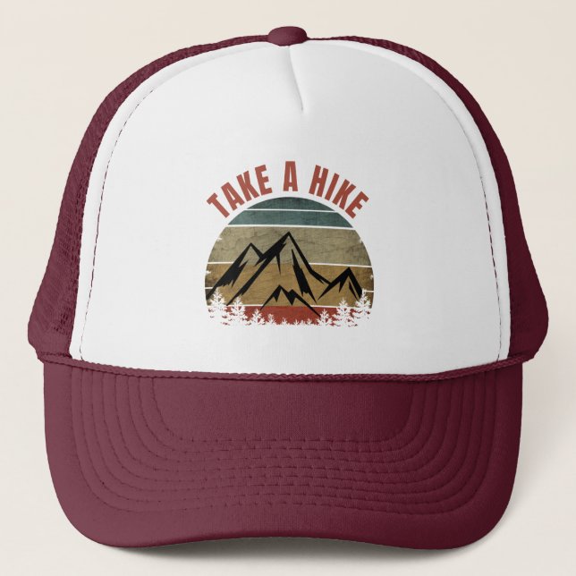 CASQUETTE PRENEZ UN CHAPEAU DE TRUCKER DE RANDONNÉE (Devant)