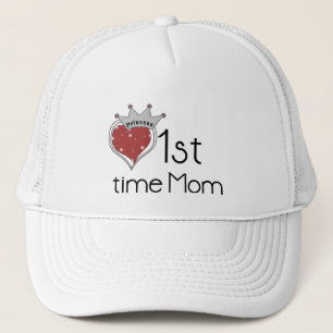 Casquette Princess Heart 1st Time Maman Tshirts et cadeaux