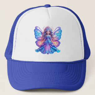 Casquette Princesse Fée Magique avec Aile de Papillon Lumine