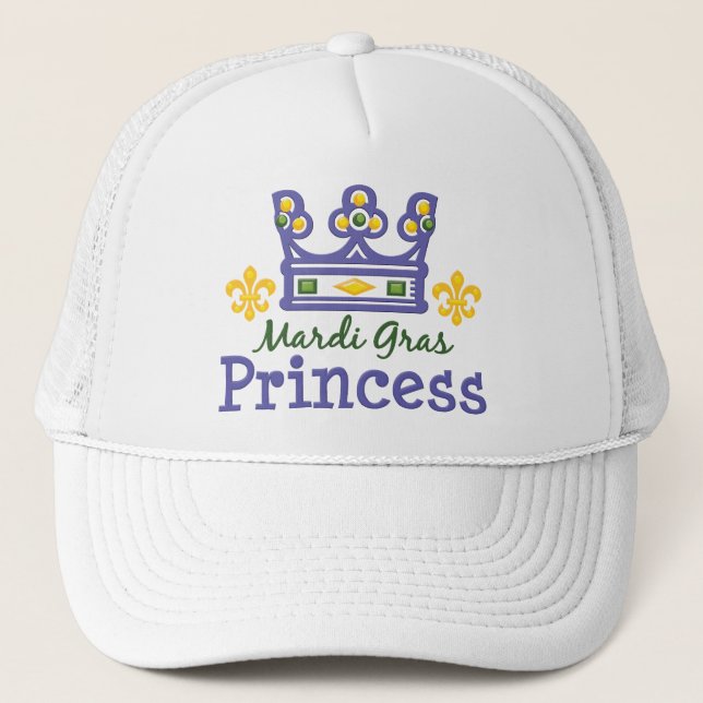 Casquette Princesse Hat de mardi gras (Devant)