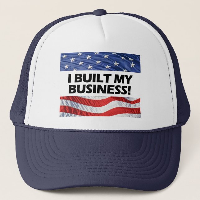 Casquette Pro-Capitalisme, j'ai établi mes affaires, (Devant)