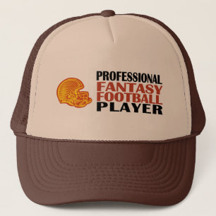 Casquette Pro joueur de football d'imaginaire