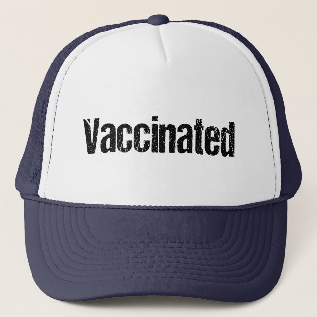 Casquette Pro-Vaccin, Vacciné AF, Vacciné (Devant)