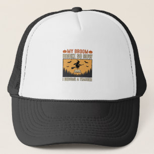 Casquette Professeur d'Halloween Balai Cassa Conception Vint