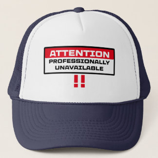 Casquette professionally unavailable