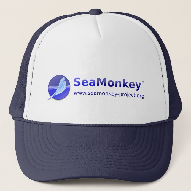Casquette Projet de SeaMonkey - logo horizontal (Devant)