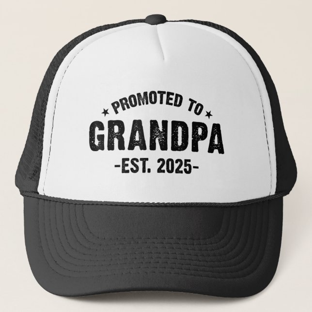 Casquette Promoté À Grand-Père 2025 Grand-Père Est 2025 Gran (Devant)