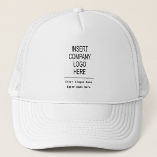 Casquette Promotion de l'entreprise sur logo personnalisé