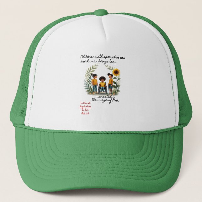 Casquette Promotion des enfants ayant des besoins spéciaux C (Devant)