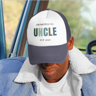 Casquette Promu à oncle EST 2025   Nouveau oncle