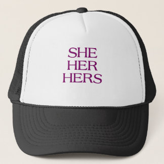 Casquette Pronoms - ELLE/ELLE/SIENNE - pronoms de transport