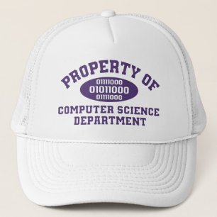 Casquette Propriété du département d'informatique (violet)