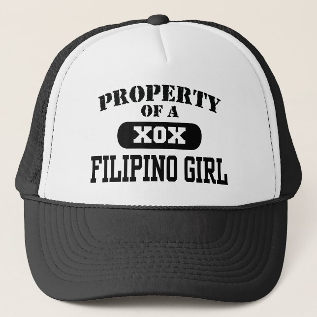 Casquette Propriété d'une fille philippine (Devant)