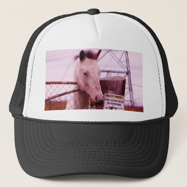 Casquette Propriété privée lavender Horse (Devant)