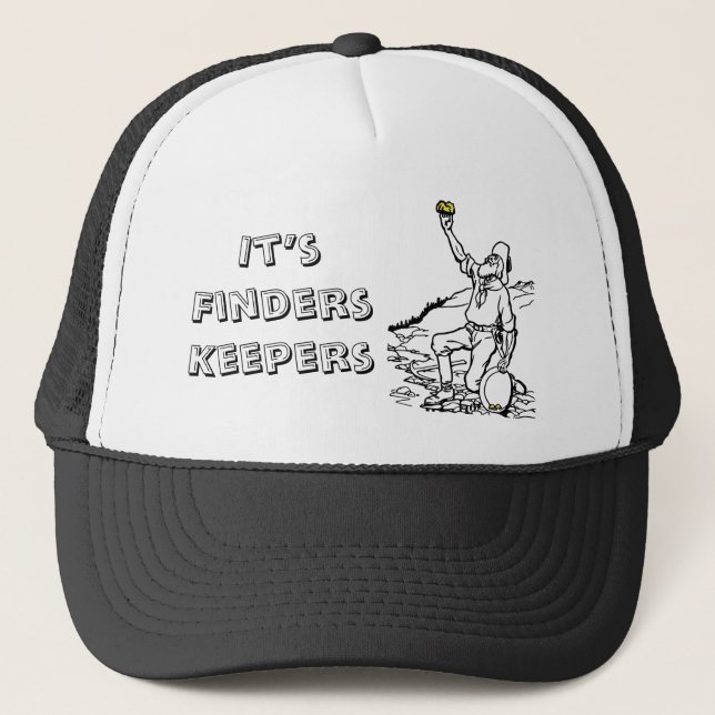 Casquette Prospecteur Or de l'Antiquité (Devant)