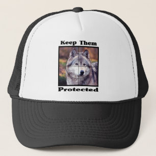 Casquette Protégez-les - Loup