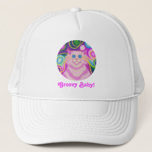 Casquette Psy-cat-delic Pink 'Super Baby ! ' chapeau camionn