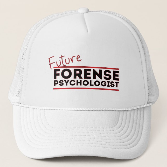 Casquette Psychologue Forense Future (Devant)