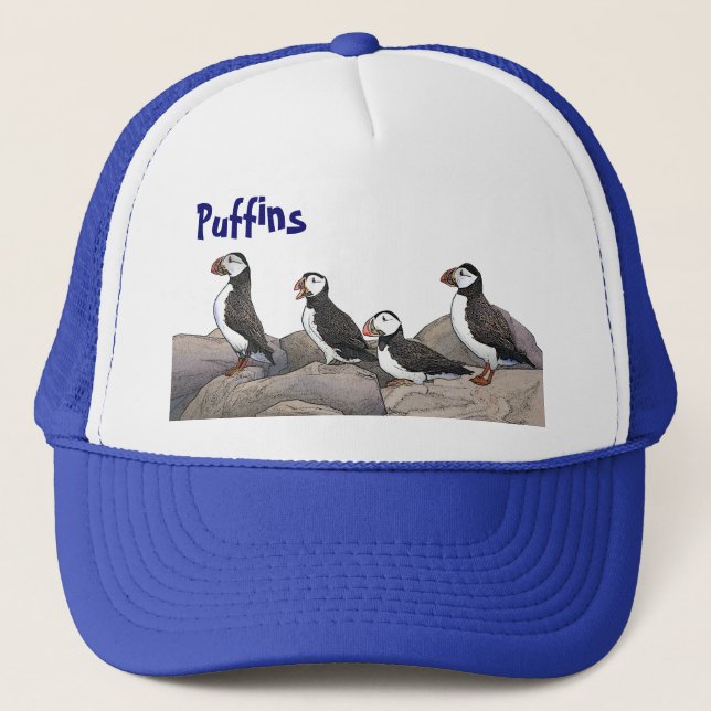 Casquette Puffins de l'Atlantique (Devant)